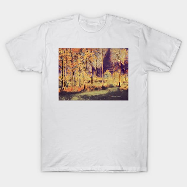 Autumn Leaves - Graphic 3 T-Shirt by davidbstudios